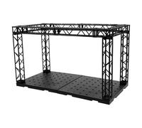 Toyvian Vitrine pour Figurines sans Éclairage Plateforme de Présentation Modulable Socle de Collection Adaptable Support pour Poupées et Maquettes Rangement Bureau Compact Vitrine