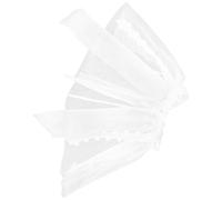 Toyvian Voile de Mariée pour Chien et Chat avec Pince, Voile à Nœud Blanc en Tulle Doux, Accessoire Mariage et Fête pour Animaux de Compagnie, Taille M, Décoration Élégante pour Cérémonie