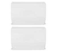 Toyvian Volet de Porte D'écumoire de Piscine en Plastique Blanc Éponge, Résistant à l'usure la Déchirure, Remplacement pour Skimmer de Piscine, Lot de 2 Pièces