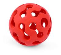 toyz Anglaise en Treillis Boule Jouet pour Chien, Rouge