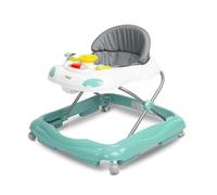 TOYZ Cario Trotteur Bébé - Hauteur Réglable, Design de Voiture, Panneau Musical Éducatif et Pliable pour Rangement Facile - 65 x 60 x 54 cm - Pliée 65 x 60 x 31 cm - Menthe