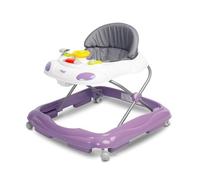 TOYZ Cario Trotteur Bébé - Hauteur Réglable, Design de Voiture, Panneau Musical Éducatif et Pliable pour Rangement Facile - 65 x 60 x 54 cm - Pliée 65 x 60 x 31 cm - Violet
