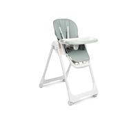 TOYZ Megalo Chaise Haute Bébé - Chaise Haute Pliable - Chaise Haute Réglable, Légère et Confortable pour Nourrir Bébé avec un Revêtement en Cuir Éco - De 3 Mois à 3 Ans - Menthe