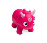 TOYZ Sauteur Enfant Jumper Dinu - Motif Animal Dinosaure - Construction Stable et Durable - Facile à Transporter - À Partir de 18 Mois et Jusqu'à 50 kg - 50x33cmx40cm - Rose