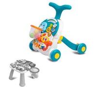 TOYZ SPARK Chariot de marche d'activités 3 en 1 table multifonctions interactive Turquoise Turquoise G