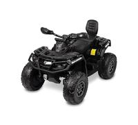 TOYZ - Voiture Électrique pour Enfants - Véhicule Tout-Terrain Outlander à Batterie - pour Enfants de 3 à 8 Ans - Trois Modes de Vitesse - USB, AUX, Moteur 200W - Noir