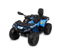 TOYZ - Voiture Électrique pour Enfants - Véhicule Tout-Terrain Outlander à Batterie - pour Enfants de 3 à 8 Ans - Trois Modes de Vitesse - USB, AUX, Moteur 200W - Bleu
