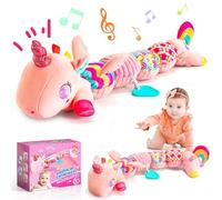 Toyzey Jeux Bébé Peluche Musicale pour Bébé - Jouet d'Éveil 0-6 Mois - Cadeau de Naissance Fille Garçon (Licorne Rose)