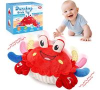 Toyzey Jouet Bebe 6 10 12 18 Mois,Crabe Qui Marche Bebe 1-3 Ans Musique Enregistrement Jouets D'éveil Musicaux Jeu Jouet Bebe Musicaux Cadeau Enfant 1 2 3 Ans Garcon Fille Bébé Anniversaire