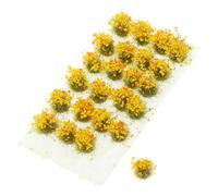 TOYZFRIENDY 1 boîte Touffe de Gazon Artificiel Miniature Couleur Jaune Simulation pour Modèles Ferroviaires et Paysages de Jeux de Table Décor de Maquette pour Micro-Paysage et Bricolage