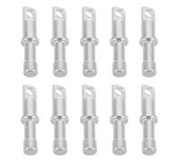 TOYZFRIENDY 10 Embouts De Tente en Alliage D'Aluminium Légers Et Résistants pour La Réparation des Arceaux De Tente Kit De Réparation D'Arceaux avec Bouchons