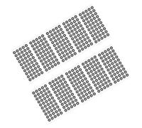 TOYZFRIENDY 10 Feuilles de Marqueurs Réfléchissants 3D Autocollants de Numérisation Points de Référence Ø6Mm Intérieur Ø10Mm Extérieur 50 Unités par Feuille Haute Réflectivité pour Capture