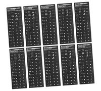 TOYZFRIENDY 10 Pièces Autocollants Clavier Italien Protection Rayures pour Ordinateur Portable Bureau Étudiant Cadeau