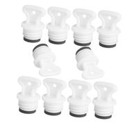 TOYZFRIENDY 10 Pièces Bouchons Caoutchouc pour Bouillottes Étanchéité Anti-fuite Accessoires de Remplacement pour Poches Réutilisables Colmateur de Fuite pour Gourde Bouchons Moyens