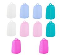 TOYZFRIENDY 10 pièces Couvre-têtes Brosse à Dents Silicone Protège Brosses Portable et Compact pour Voyage et Usage Quotidien Capuchons Anti-poussière Ajustés Multi-Couleurs