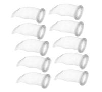 TOYZFRIENDY 10 pièces Filtres Peluches Acier Inoxydable pour Machine à Laver Filet pour Tuyau de Vidange Filtre Anti-cheveux Facile à Installer Compatible Standard