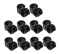 TOYZFRIENDY 10 pièces Isolateurs pour Clôture Électrique Noir pour Poteaux Support Fil Tendeur Résistant Haute Tension pour Clôture Agricole et Animaux