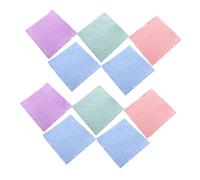 TOYZFRIENDY 10 pièces Lingettes Démaquillantes Microfibre Serviettes Visage Réutilisables Compactes Nettoyage et Confortable Aléatoires Couleur Aléatoire Couleur Aléatoire