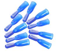 TOYZFRIENDY 10 pièces Mini Brosses à Dents Doigts Portables Plastique pour Nettoyage Oral Sécurisé Déplacement Léger et Compact pour Hommes et Femmes