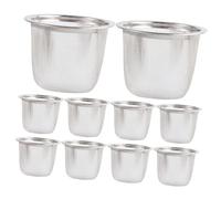 TOYZFRIENDY 10 Pièces Passoire à Thé Acier Inoxydable Filtre à Mailles Fines pour Infusion Thé Vrac Panier Infuseur pour Théière et Tasse