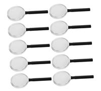 TOYZFRIENDY 10 Pièces Petite Loupe Portative pour Garçon Fille Lentille Manuelle pour Observation Nature Cours de Sciences et Lecture
