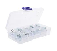 TOYZFRIENDY 10 Pièces Poids Métalliques avec Crochets Chacun pour Expériences de Physique Laboratoire Chrome Robuste Compact et Facile à Utiliser pour Enseignement Scientifique