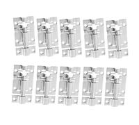 TOYZFRIENDY 10 pièces Verrous Targette Acier Inoxydable Boulons à Glissière pour Portes Fenêtres Armoires Sécurité Résistante et Installation Facile