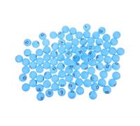 TOYZFRIENDY 100 Pièces Balles Pong Numérotées PP pour Loterie Jeux de Tirage et Décoration de Fête Couleur Bleue et Facile à Reconnaître