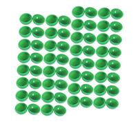 TOYZFRIENDY 100 Pièces de Loterie Ouvertes Vertes PVC Réutilisables pour Jeux de Tirage Au Sort Accessoires de Fête et Jeux de Bar