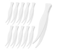 TOYZFRIENDY 100 Pièces Mini Plastic Tweezers Curved Design For Facial Mask Application Portable Beauty Tool For Skincare Eyebrows And Eyelash Use