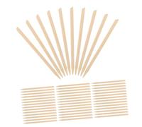 TOYZFRIENDY 100 Pièces Scratchboard Tools Dual Head For Painting And Crafting Natural Flat Bamboo Material With Comfortable Grip Suitable For And Artists