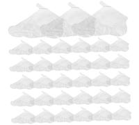 TOYZFRIENDY 1000 pièces Chaussures Jetables Plastique Transparentes pour Revêtements Longs Hydratants Anti-crevasse pour Spa Protection Complète des Après Cire et Bain