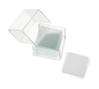 TOYZFRIENDY 1000 pièces Lot de Lamelles Carrées Verre pour Microscope Optique Boîtes Pré-nettoyées Verres Couverture Laboratoire sans Bords Protection Specimen sans Bulles Compatibles avec
