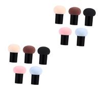 TOYZFRIENDY 10pièces Éponge Maquillage Champignon Applicateur Liquide Et Poudre Pour Fond De Teint Utilisation Sèche Et Humide