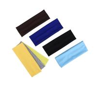 TOYZFRIENDY 12 pièces Bandeaux de Yoga Coton Élastiques Unisexes Doux et Respirants Serre-tête Extensible Sport pour Hommes Femmes et Ados Couleurs Aléatoires Couleur Aléatoire