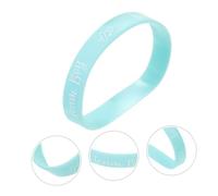 TOYZFRIENDY 12 pièces Bracelets Silicone Réglables Team Boy pour Gender Reveal et Shower Bracelets Poignet Unisexes pour et Jeux