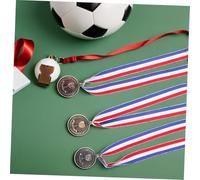 TOYZFRIENDY 12 Pièces Lot de Médailles pour Garçon Fille Alliage Récompenses Or et Bronze avec Rubans pour École Marathon et Événements