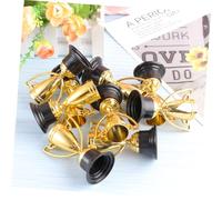 TOYZFRIENDY 12 Pièces Mini Trophées Plastique avec Base Noire Trophées Récompenses Garçon Fille pour Concours Jeux et Cérémonies