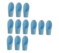 TOYZFRIENDY 12 pièces Pelle de Jardinage pour Bonsaï Plastique Petite Écope de Terreau Cylindrique Outil pour Transplantation Plantes Grasses Cactus et Semis Réutilisable Couleur Aléatoire