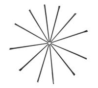 TOYZFRIENDY 12 pièces Pinceaux Maquillage Yeux Angulaires pour Ombre à Paupières et Eyeliner Brosse Sourcils Précise Portable et Réutilisable pour Usage Quotidien et Salon