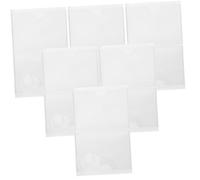TOYZFRIENDY 12 pièces Pochettes Adhésives Transparentes Auto-adhésives pour Cartes Pochettes Étiquettes Orientation Debout Supports Pratiques pour Organisation Bureau et Maison