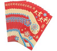 TOYZFRIENDY 12 Pièces Year Of The Snake Envelopes For Chinese Year Wedding Money Packets Lunar Festival Decorations Lucky Money Bags