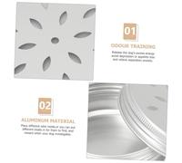 TOYZFRIENDY 12pièces Boîte De Dressage Parfum Chien Aluminium Mallette Portable pour Entraînement Sensoriel Outil Professionnel pour Travail du Nez Et Détection