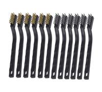 TOYZFRIENDY 12pièces Brosse Métallique De Nettoyage Fine Anti-rayures Et Antistatique Pour Disques Vinyles Brosse à Poils Métalliques Pour Enlèvement De Rouille