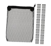 TOYZFRIENDY 15pièces Sacs Filtrants Maille pour Aquarium Pochette Zippée pour Filtre Maille Filtrante pour Aquarium pour Média Filtrant