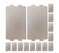 TOYZFRIENDY 18pièces Couvercle Micro Ondes Feuille de Mica de Rechange pour Four à Micro-ondes Plaque de Mica pour Micro-ondes Compatible avec Divers Modèles pour Cuisine et Maison