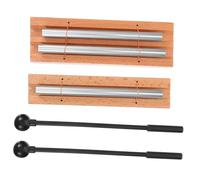 TOYZFRIENDY 2 ensembles à Main avec Instruments de Percussion Métal pour Yoga et Pratiques de pour Adultes