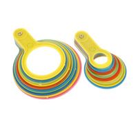 TOYZFRIENDY 2 Ensembles Anneaux de Mesure de Fruits Plastique avec Cercles pour Poire et Autres Fruits Outil Pratique pour et Classification des