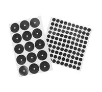 TOYZFRIENDY 2 Feuilles Autocollants Ronds Noirs pour Billard Pastilles de Durables Tissé Stickers Fins Résistants pour Tables de Snooker Lot