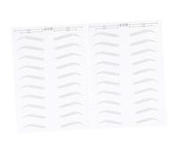 TOYZFRIENDY 2 Feuilles Autocollants Sourcils Simulation Hair Like Imperméables Maquillage Sourcils Patch Teinture Facile à Appliquer